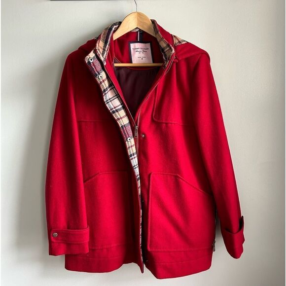HP🎉❤️Tommy Hilfiger Wool Coat - Picture 1 of 13